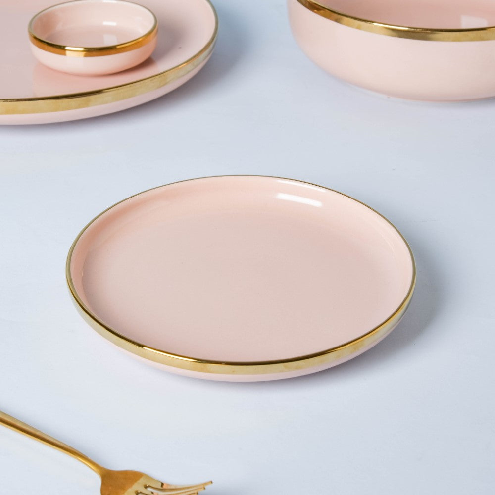 VERA Pink 27 Piece Dinner Set For 6 Nestasia