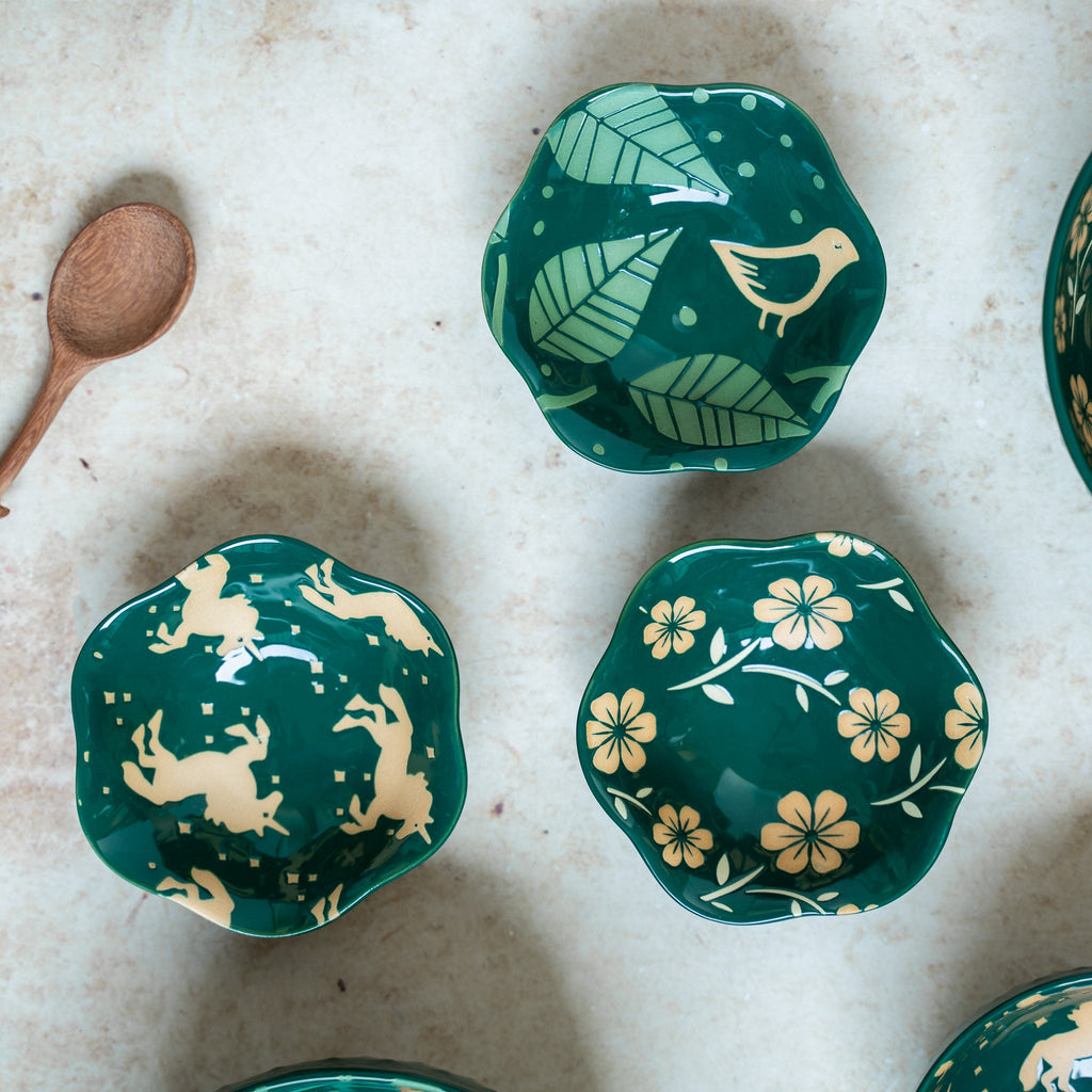 Small Plate Green Nestasia