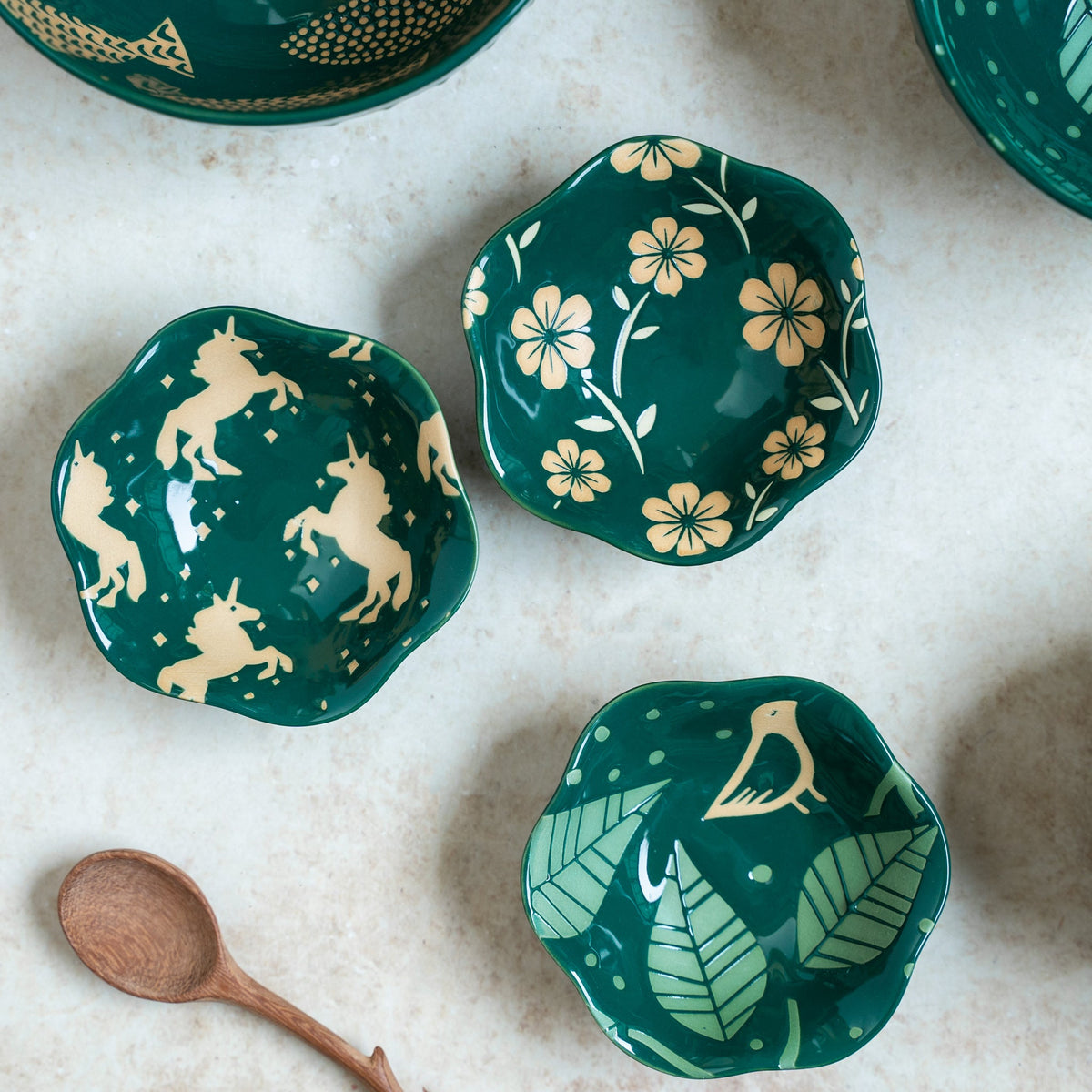 Small Plate Green Nestasia