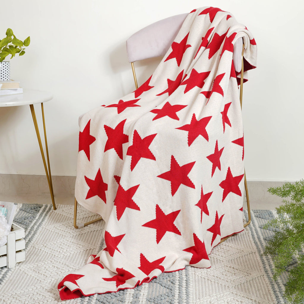 Red Star Throw Nestasia