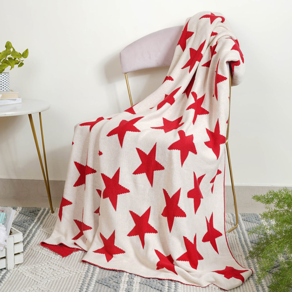 Red Star Throw Nestasia
