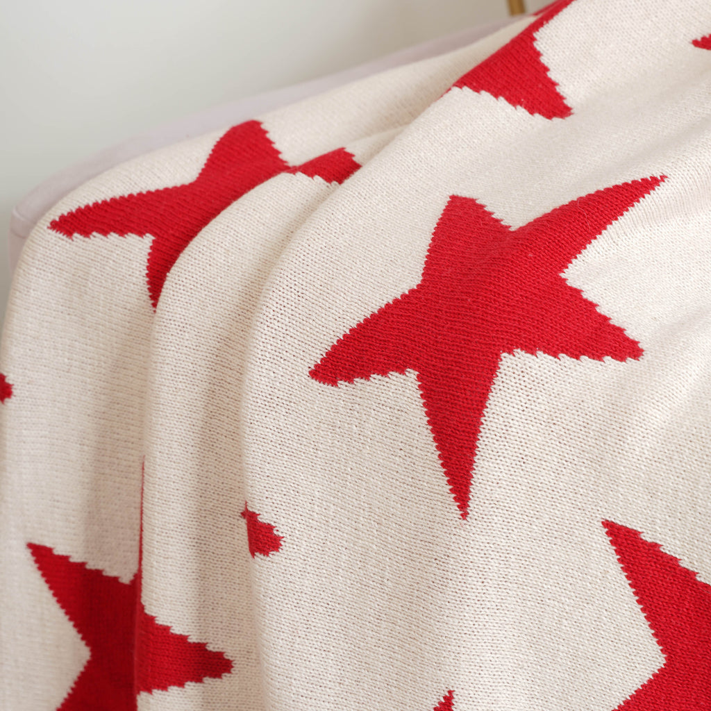 Red Star Throw Nestasia