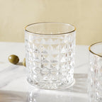 Modern Drinking Glass Set of 4 Nestasia