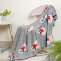 Grey Throw Cover Nestasia
