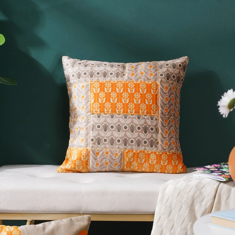 Floral Velvet Cushion Cover 16 inch Nestasia