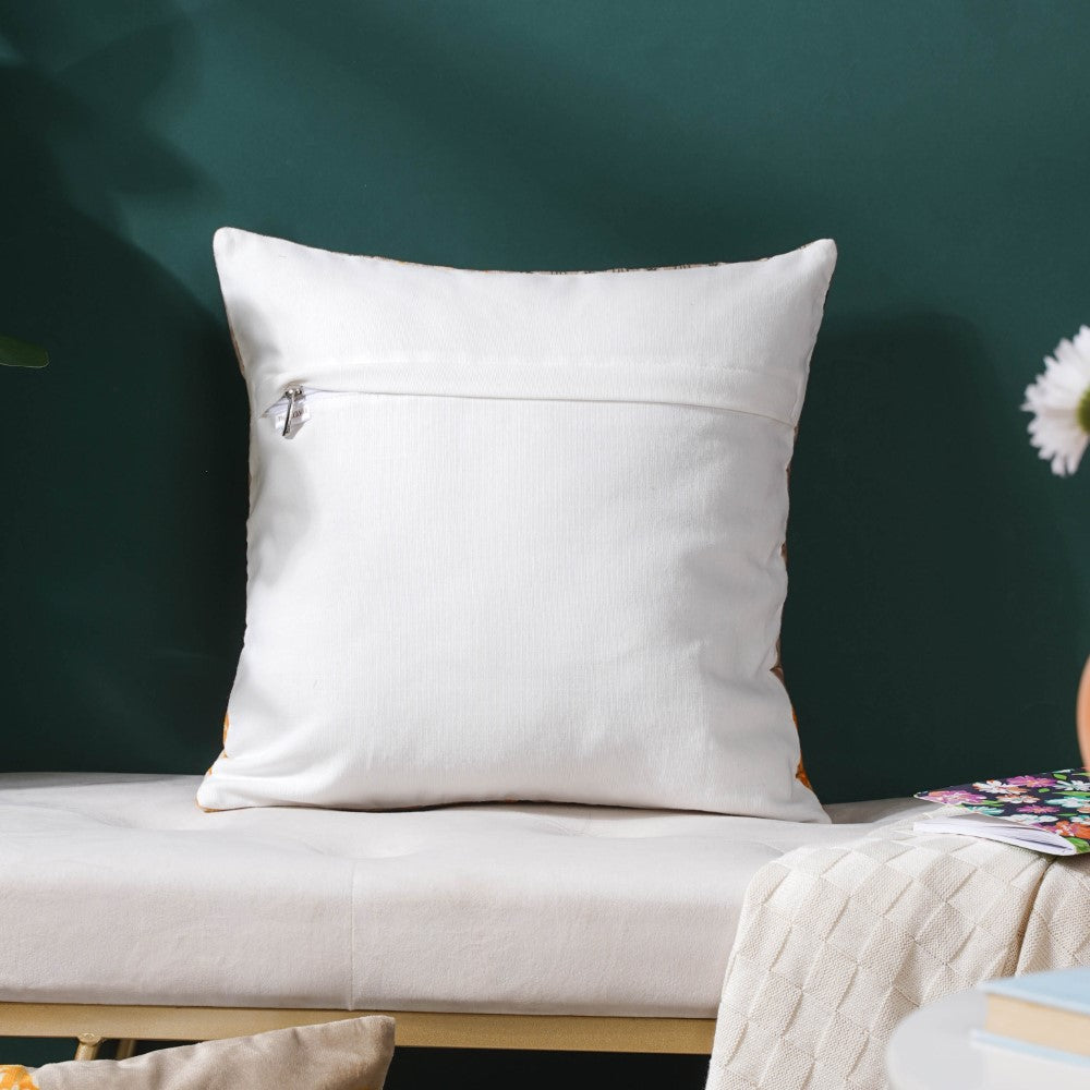 Floral Velvet Cushion Cover 16 inch Nestasia