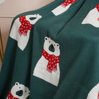 Green Throw Cover Nestasia