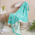 Blue and White Throw Nestasia