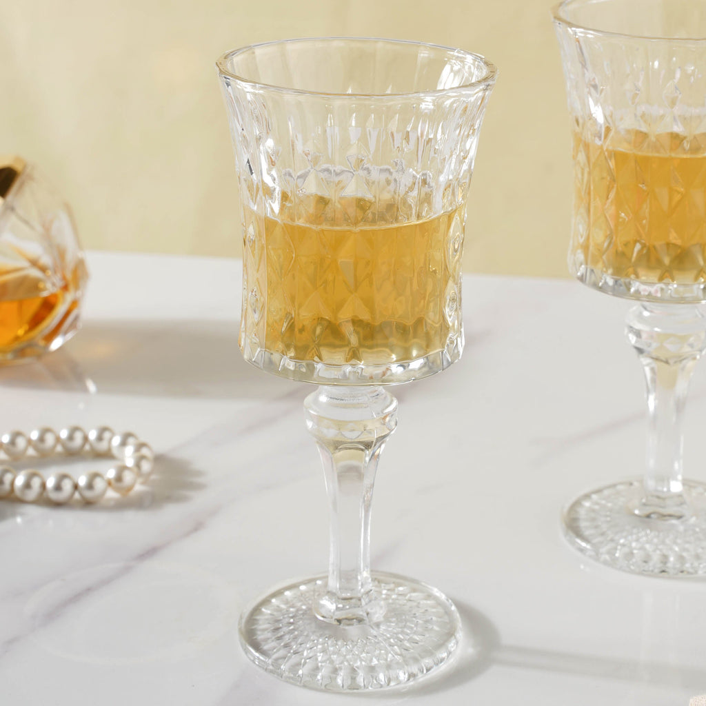 White Wine Glass Set of 2 Nestasia