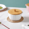 Snow White Scalloped Pot With Lid 8 Inch Nestasia
