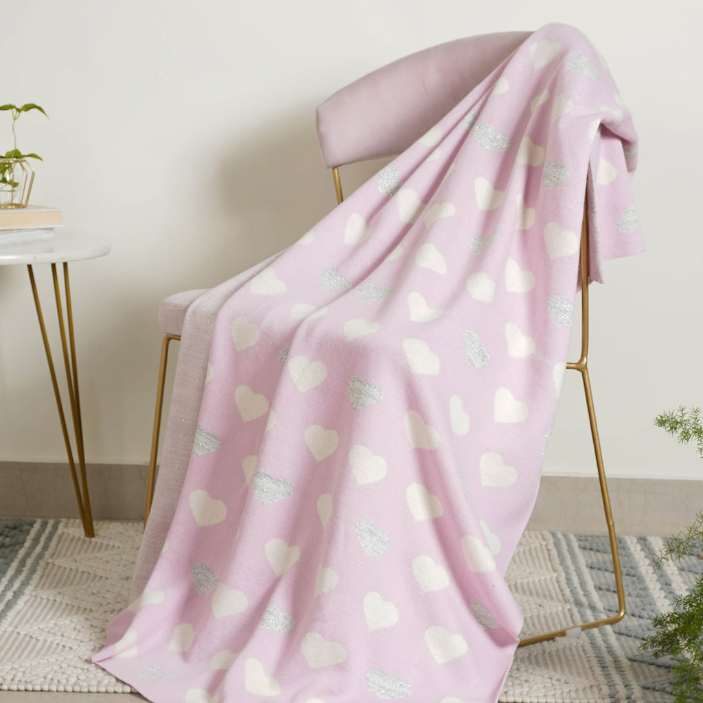 Pink Throw Nestasia
