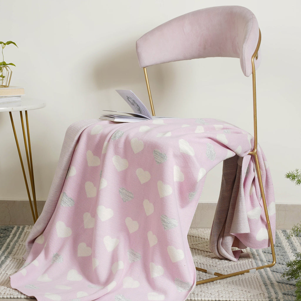 Pink Throw Nestasia