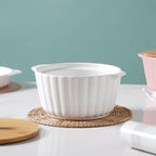 Snow White Scalloped Pot With Lid 8 Inch Nestasia