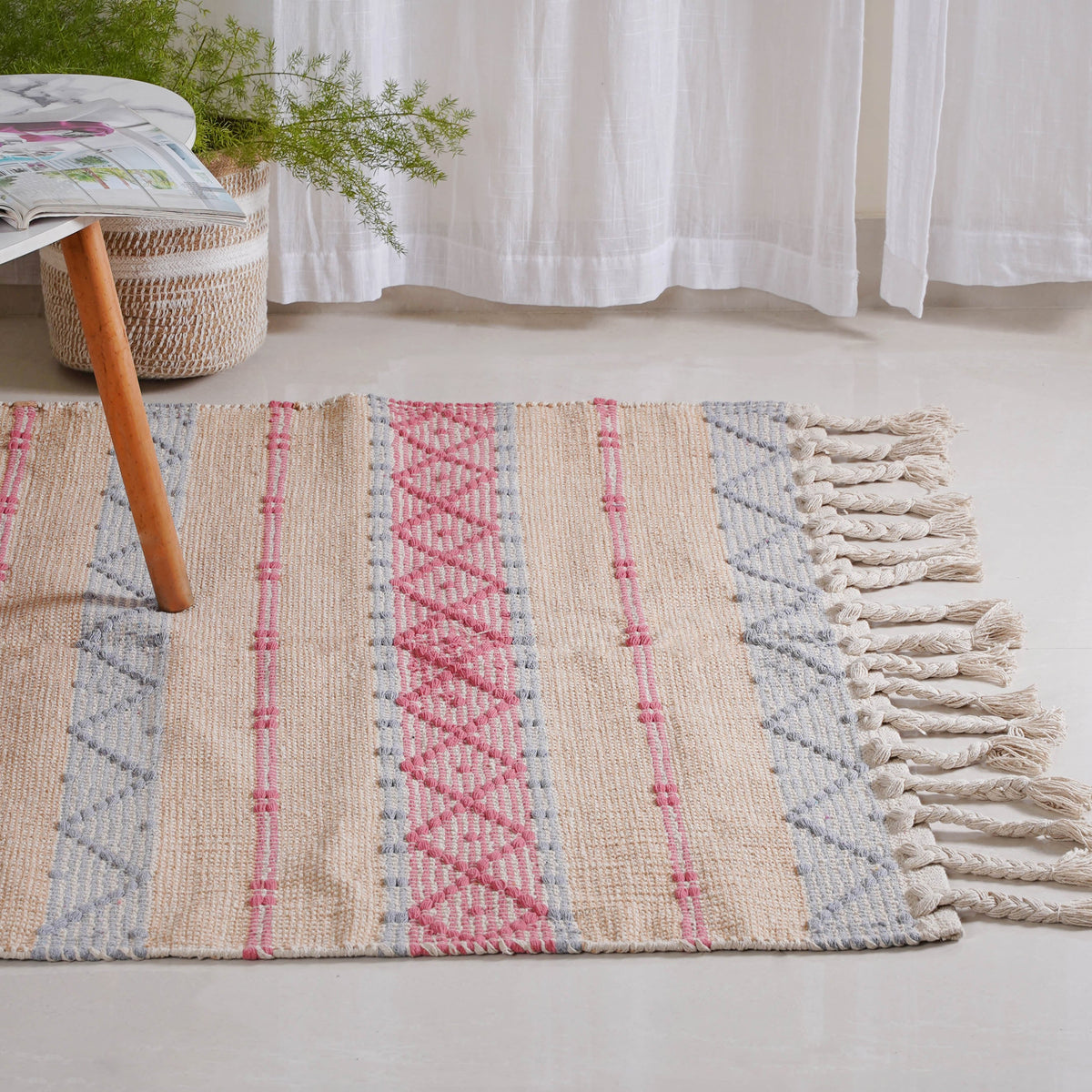 Multicolor Rug for Living Room Nestasia