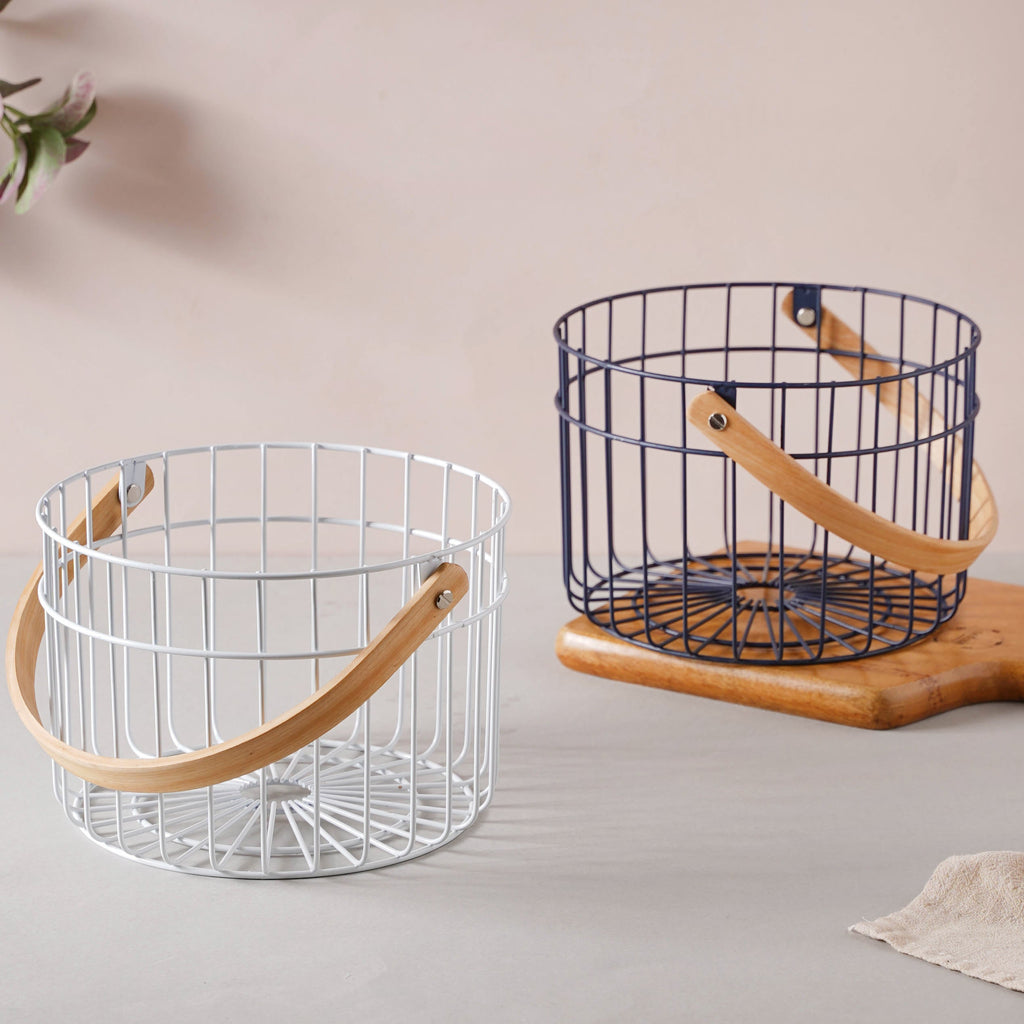Metal Fruit Basket- Large Nestasia