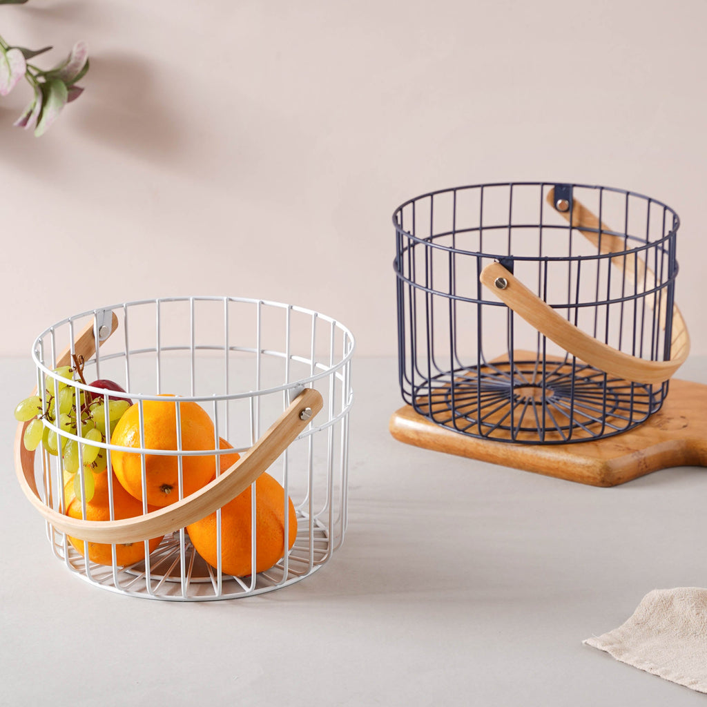 Metal Fruit Basket- Large Nestasia