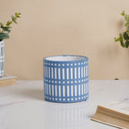 Blue Linear Sculpted Pot Nestasia
