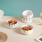 Teardrop Ceramic Soup Bowl Yellow Nestasia