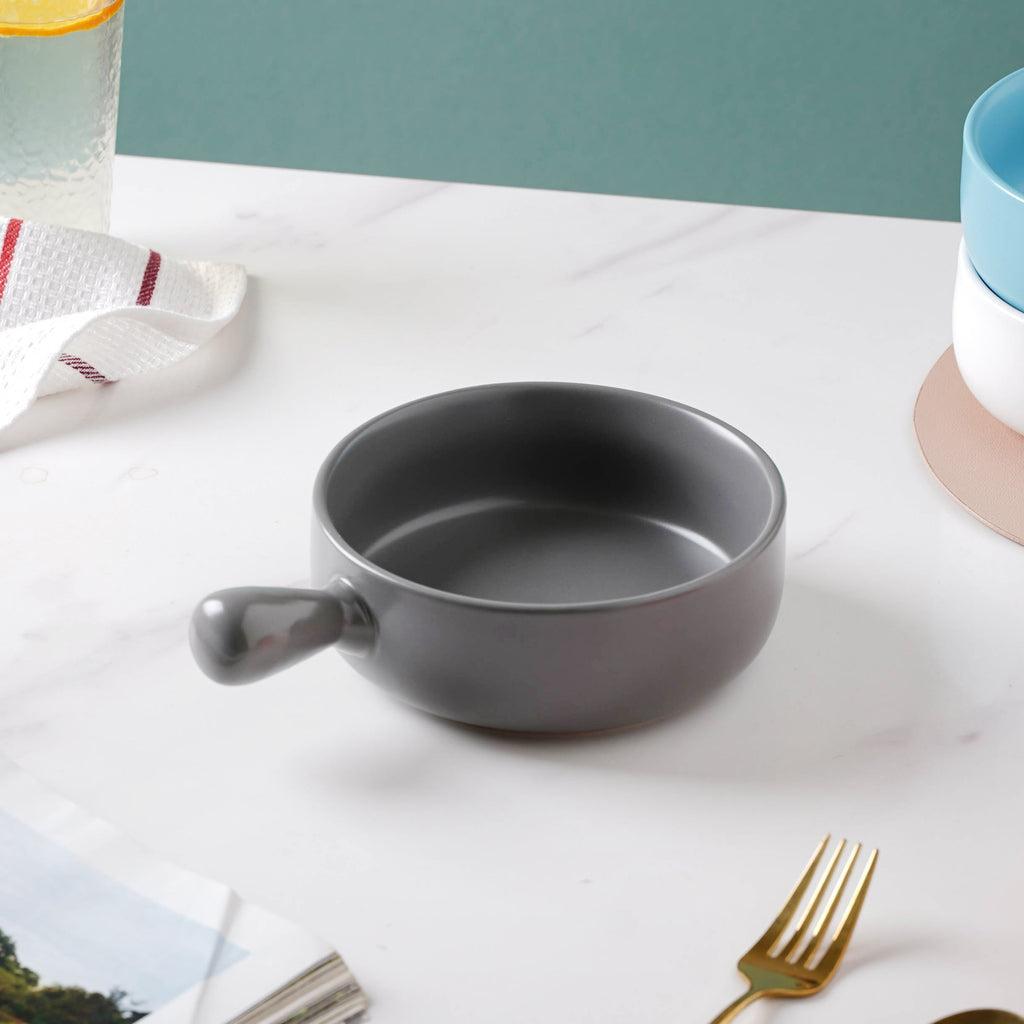 Grey Goodness Baking Pan With Handle Nestasia