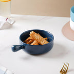 Wave Blue Baking Pan With Handle Nestasia