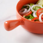 Orange Sherbet Baking Pan With Handle Nestasia