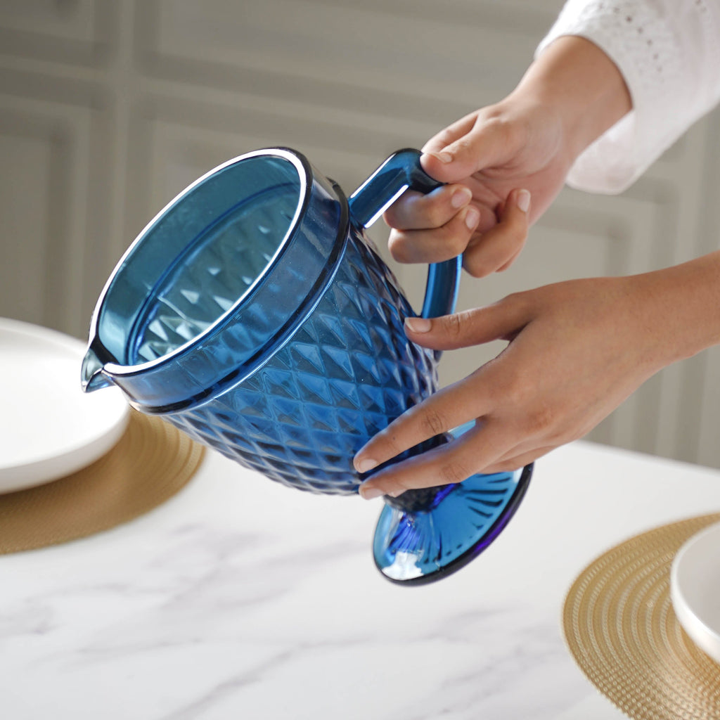 Blue Fancy Juice Jug Nestasia