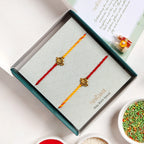 Shubh Ganesh Rakhi Duo Set Nestasia