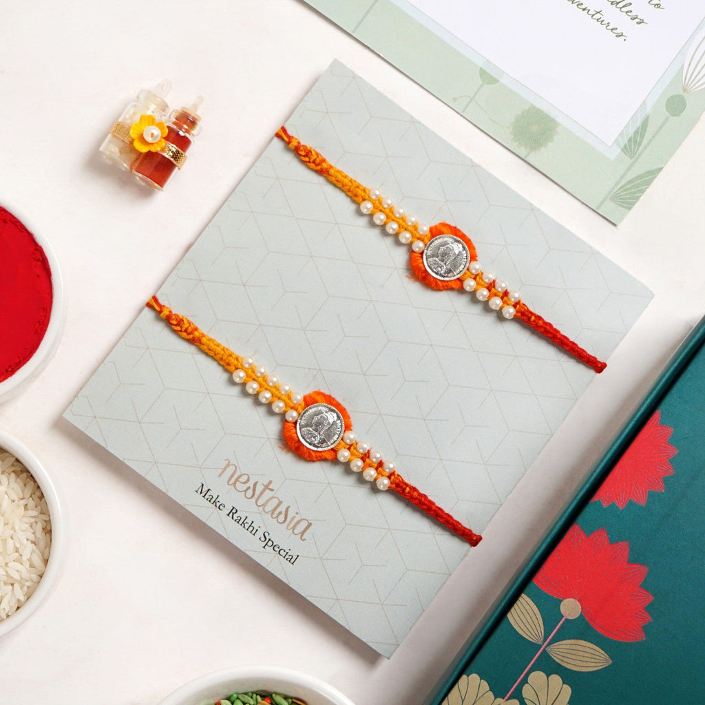 Queen Duo Rakhi Gift Set Nestasia