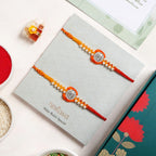 Queen Duo Rakhi Gift Set Nestasia