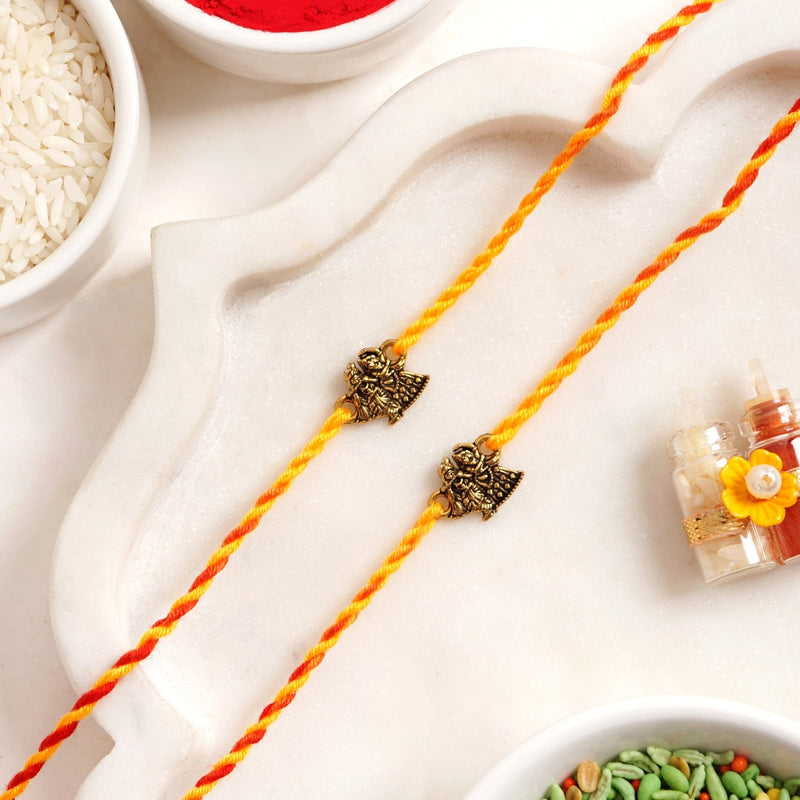 Radha Krishna Divine Rakhi Set Nestasia