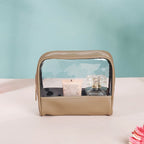 Beige Travel Kit Set of 4 Nestasia
