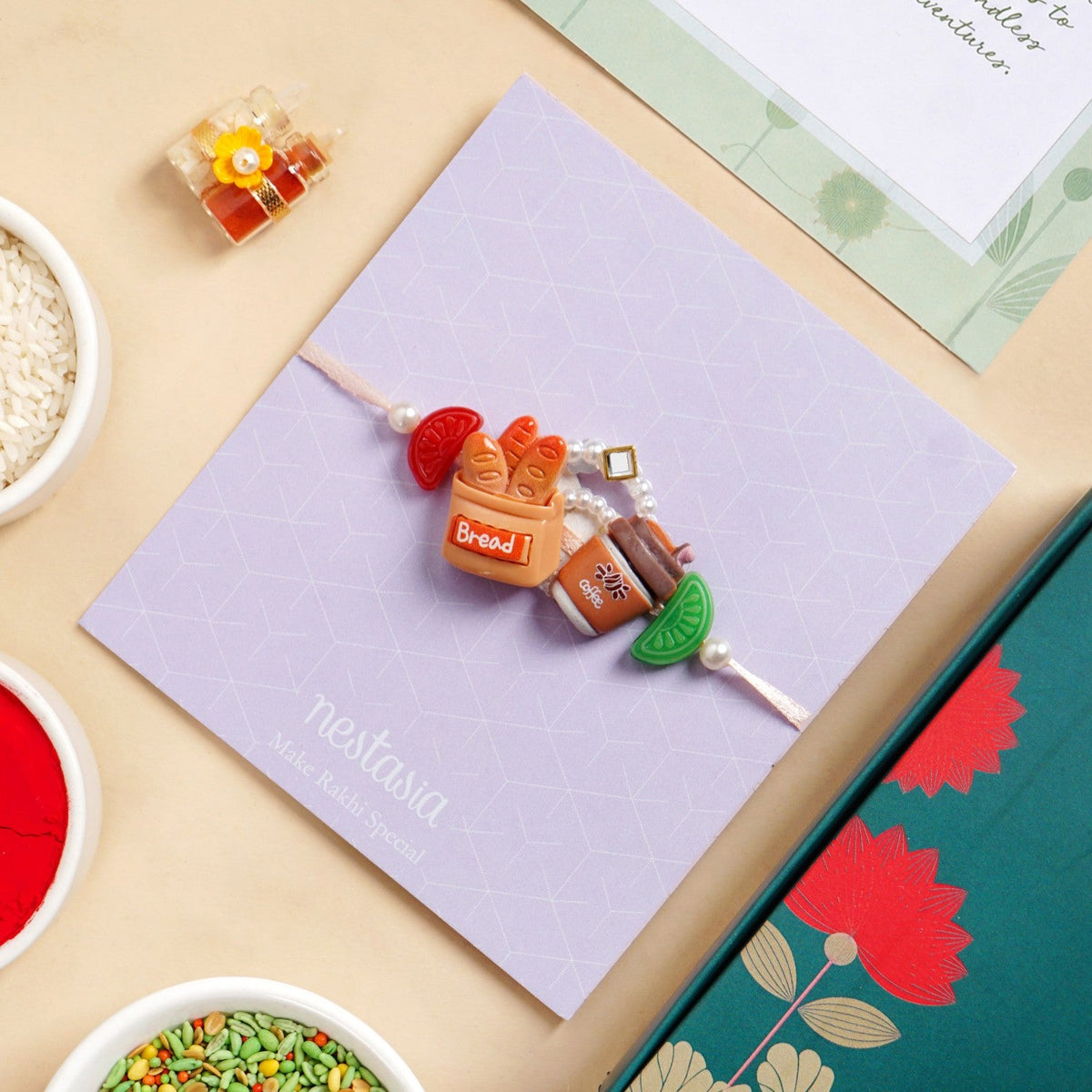 Bread And Brew Rakhi Set For Brother Nestasia