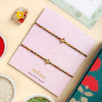 Meenakari Motif Rakhi Gift Set Nestasia