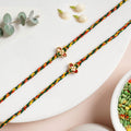Meenakari Motif Rakhi Gift Set Nestasia