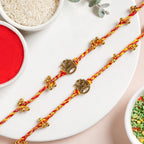 Sacred Om Rakhi Gift Set Nestasia