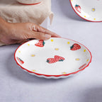Strawberry 8 Piece Dinner Set For 2 Nestasia