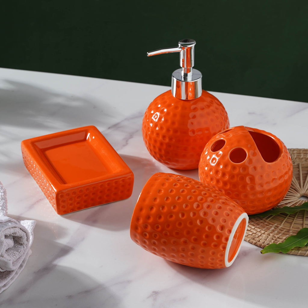 Orange Fantasia Bath Set Nestasia
