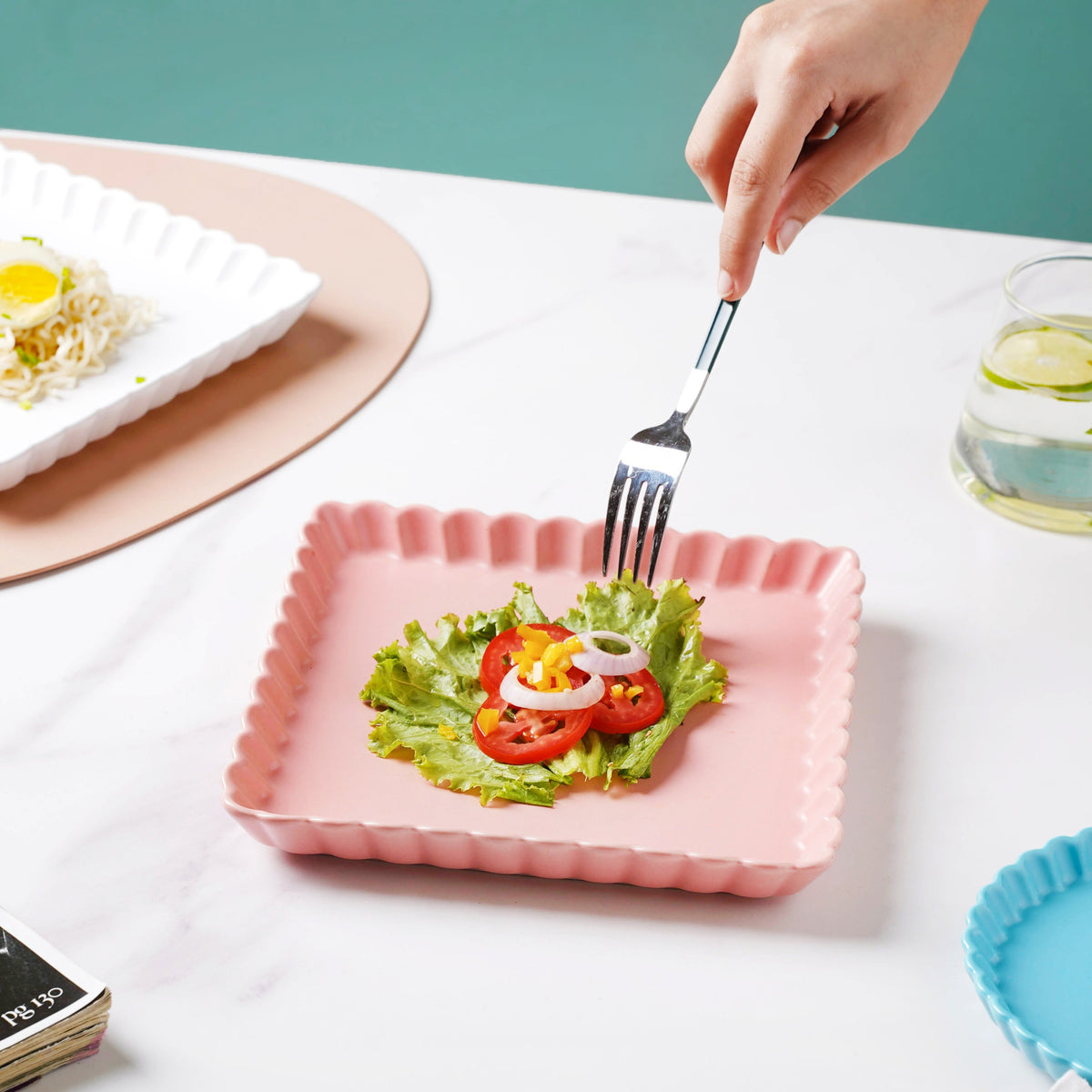 Very Berry Square Baking Tray 8 Inch Nestasia