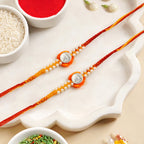 Queen Duo Rakhi Gift Set Nestasia