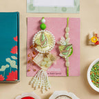 Pearl Meadow Rakhi And Lumba Gift Set Nestasia