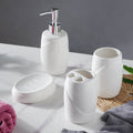 White Ceramic Bath Accessories Nestasia