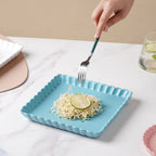 Blue Muffin Square Baking Tray 8 Inch Nestasia
