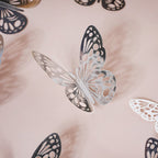 Silver Butterfly 3D Wall Stickers Set Of 12 Nestasia