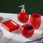 Red Fantasia Bath Set Nestasia