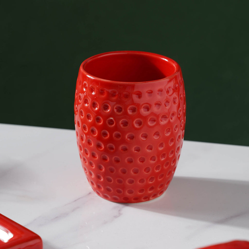Red Fantasia Bath Set Nestasia