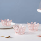 Pink Butterfly Lace Cupcake Wrapper Set of 20 Nestasia