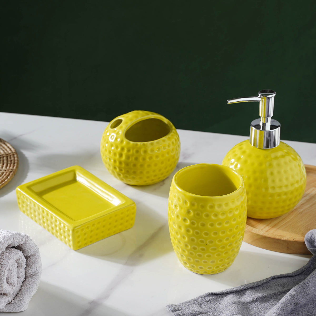 Lime Fantasia Bath Set Nestasia