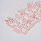 Pink Butterfly Lace Cupcake Wrapper Set of 20 Nestasia
