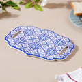 Turkish Ceramic Trivet Blue And White 8 Inch Nestasia