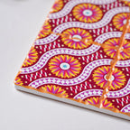Orange Art Square Ceramic Tiled Trivet Nestasia